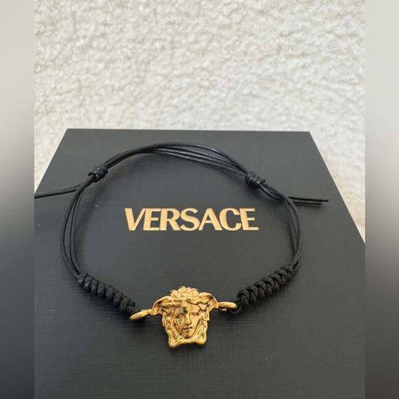 Versace Medusa Black and Gold Bracelet - Picture 2 of 3